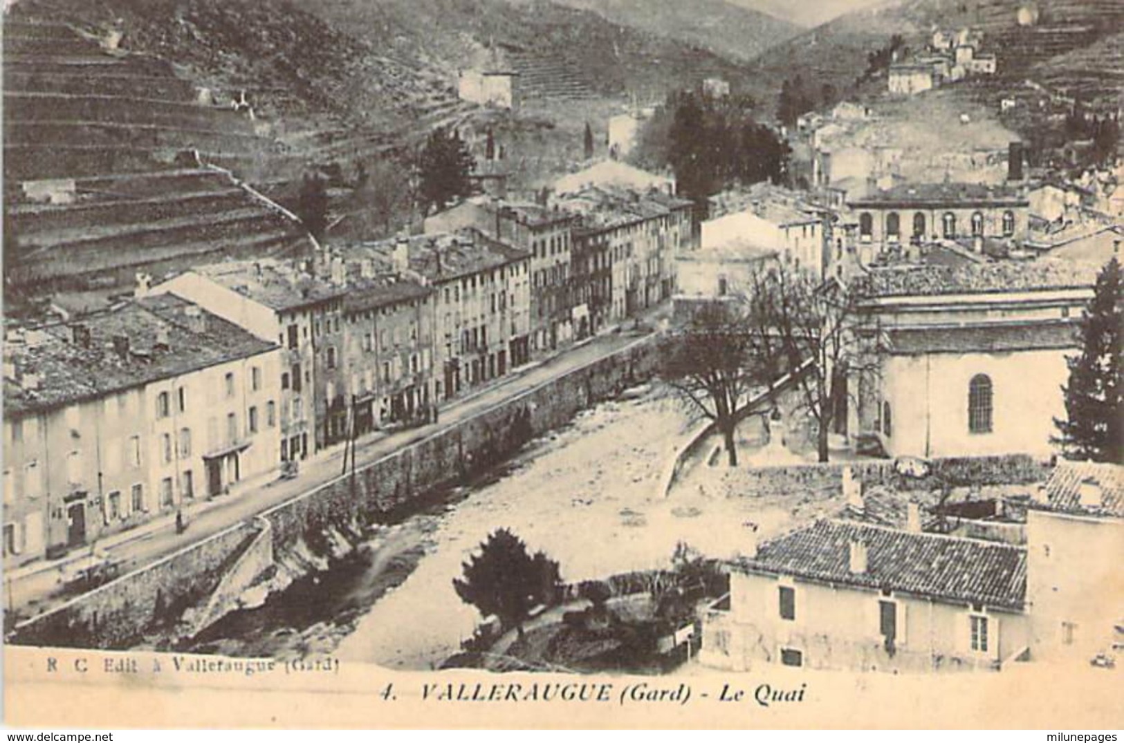 30 GARD Le Quai De VELLERAUGUE - Valleraugue