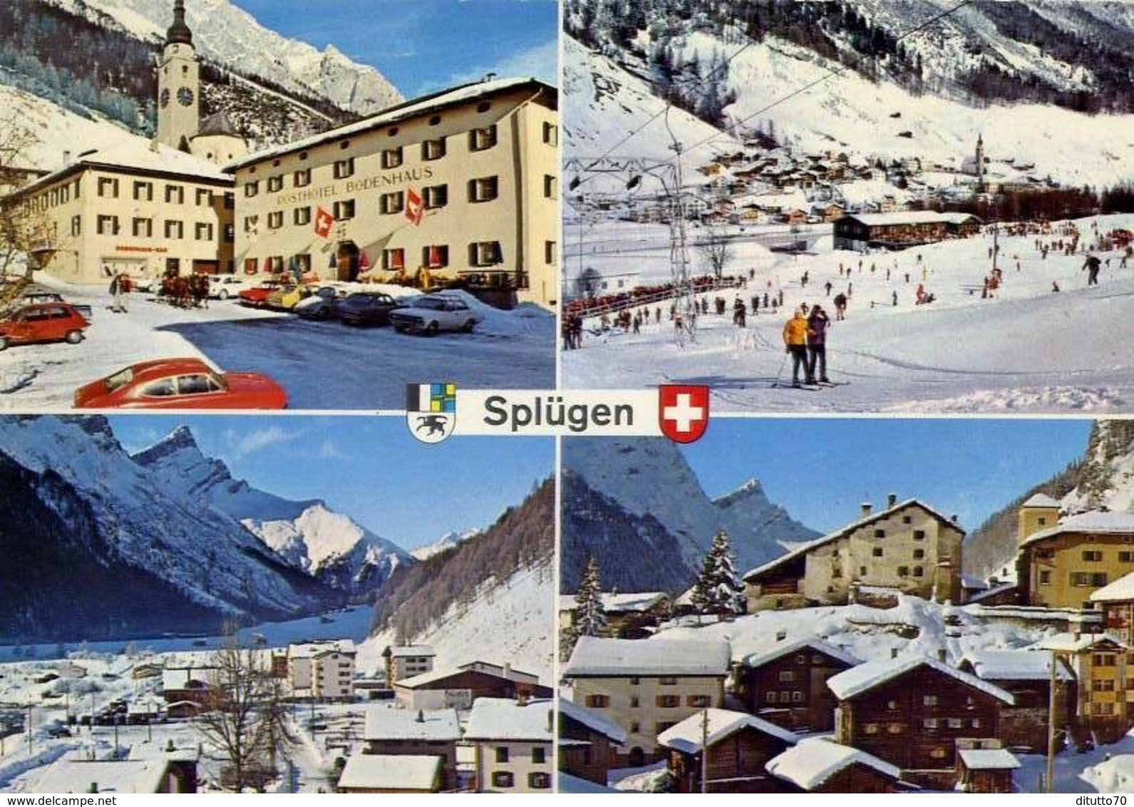 Splugen - Formato Grande Viaggiata – E 16 - Splügen