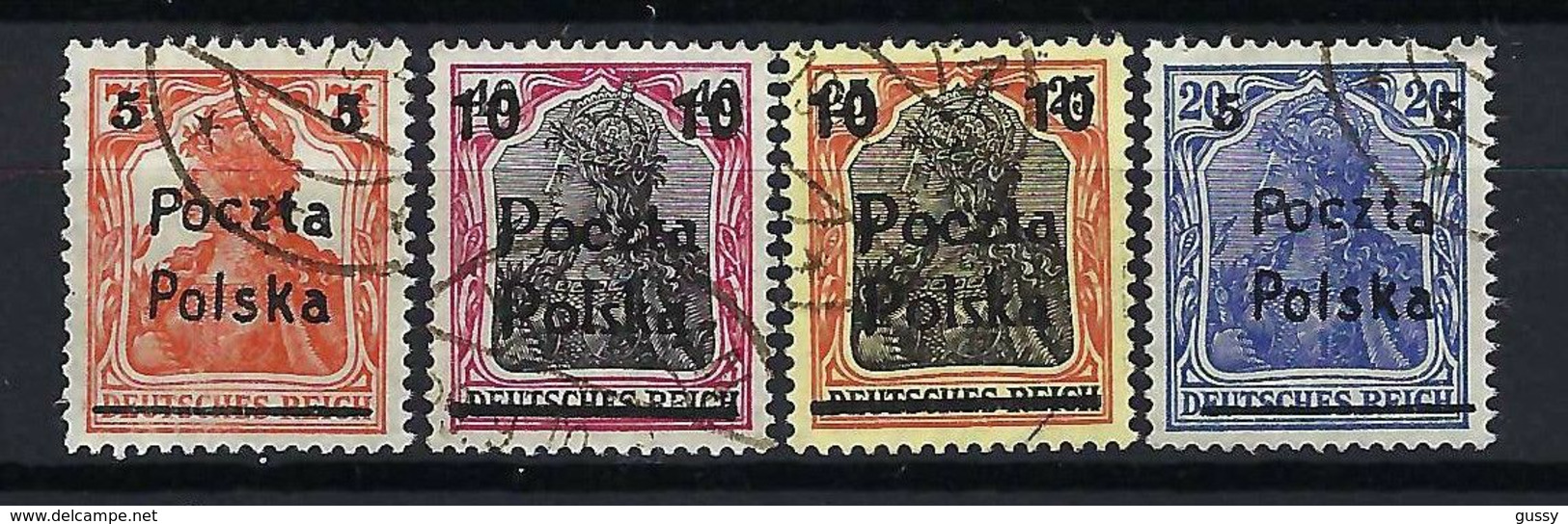 POLOGNE  Ca. 1919:  Lot De TP  Obl. - Used Stamps