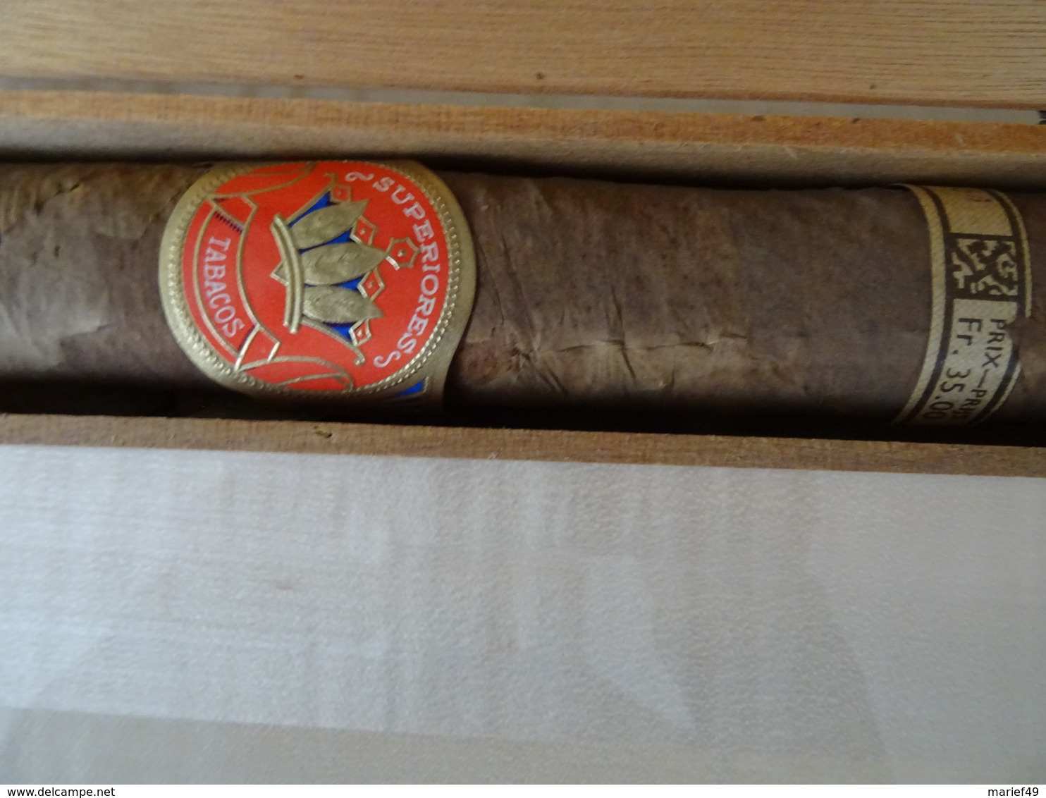 ANCIEN CIGARE PRESIDENT BRIAND AVEC ETUI RARE POUR COLLECTIONNEURS - Other & Unclassified