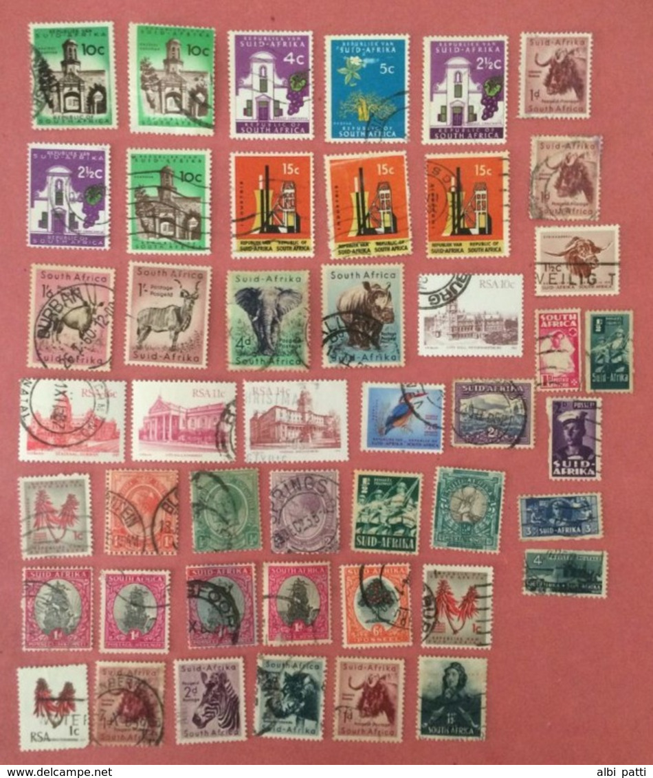 SOUTH AFRICA LOT OF USED STAMPS - Collections, Lots & Series