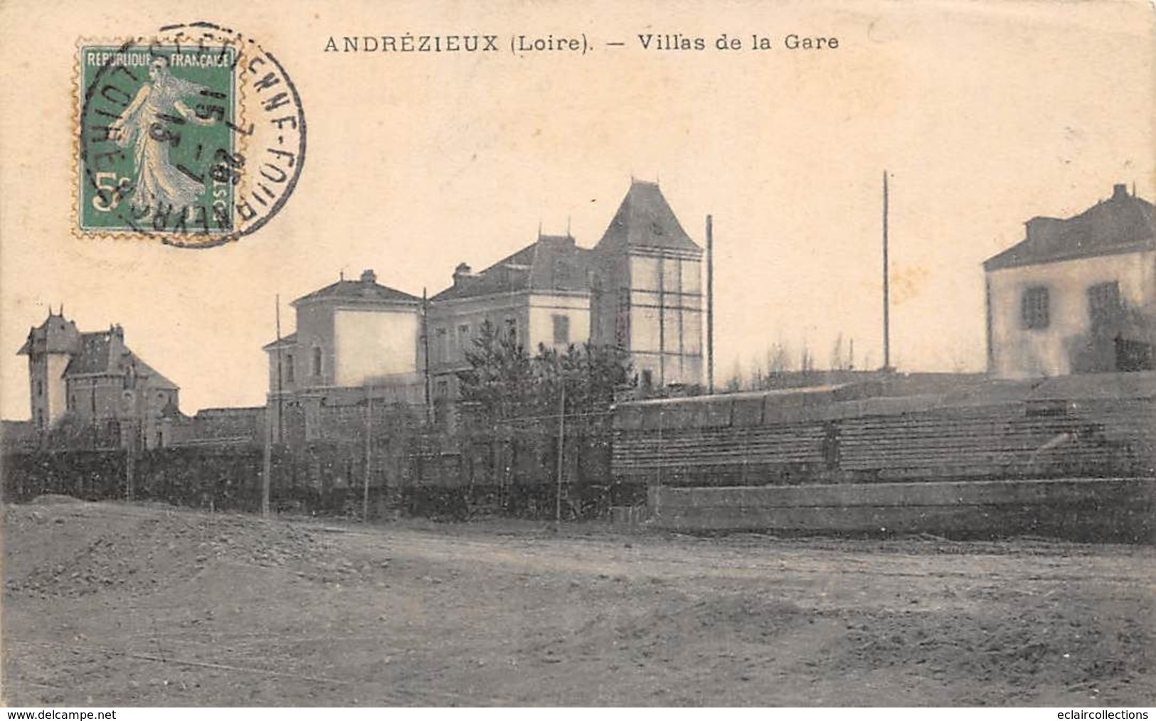 Andrézieu-Bouthéon           42        Villas De La Gare         (voir Scan) - Andrézieux-Bouthéon