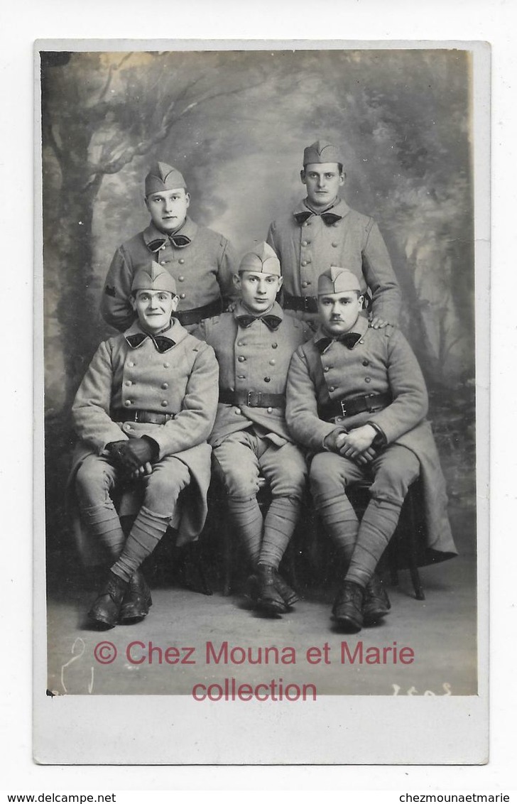 15 E REGIMENT - CARTE PHOTO MILITAIRE - Personnages