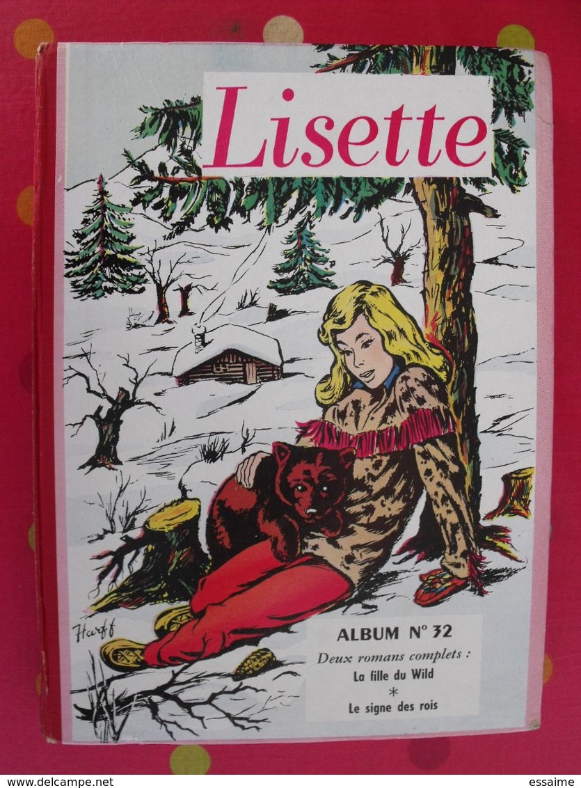 Lisette, Album 32. 1956. Recueil Reliure. 13 Numéros. Erik Ribera - Lisette