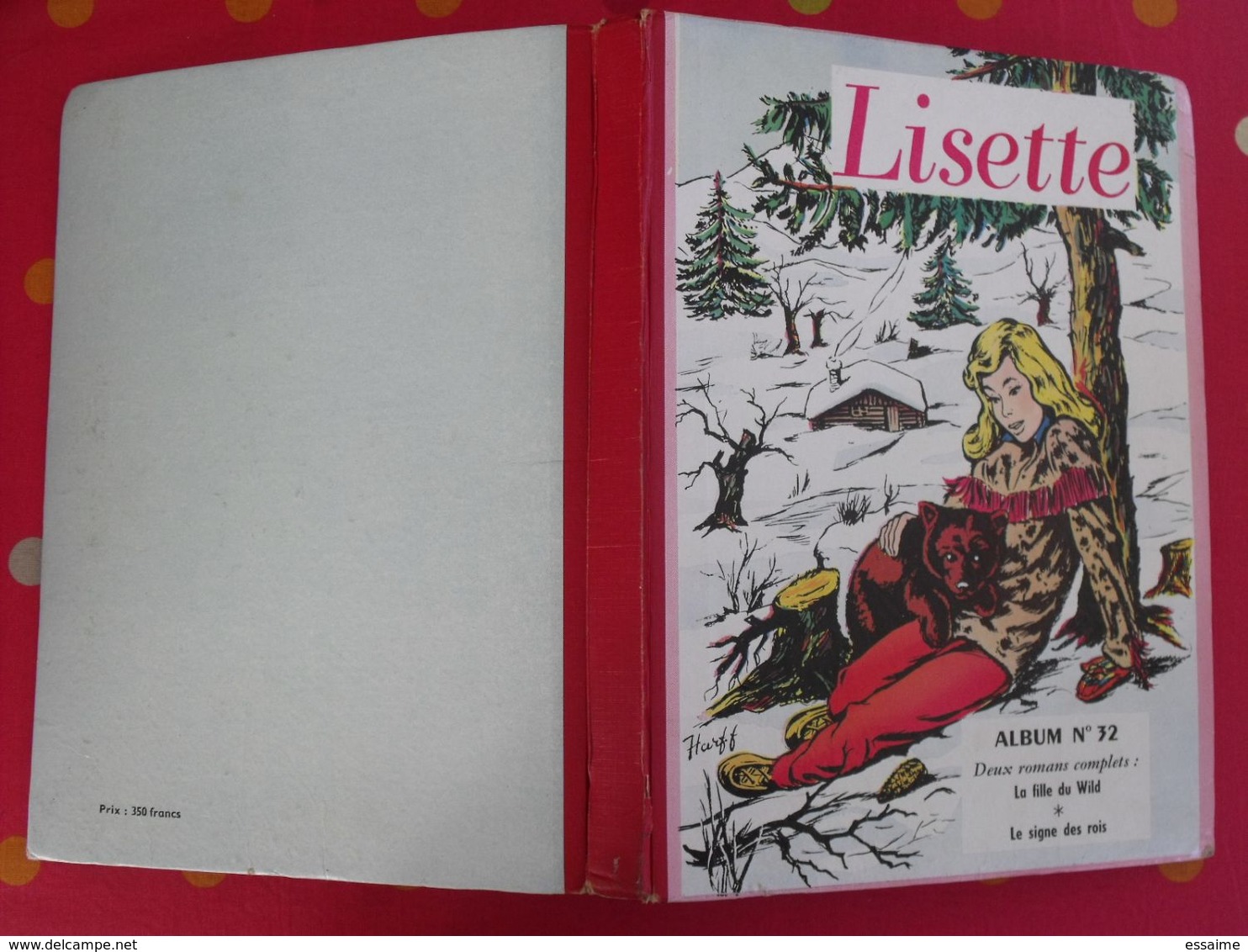 Lisette, Album 32. 1956. Recueil Reliure. 13 Numéros. Erik Ribera - Lisette