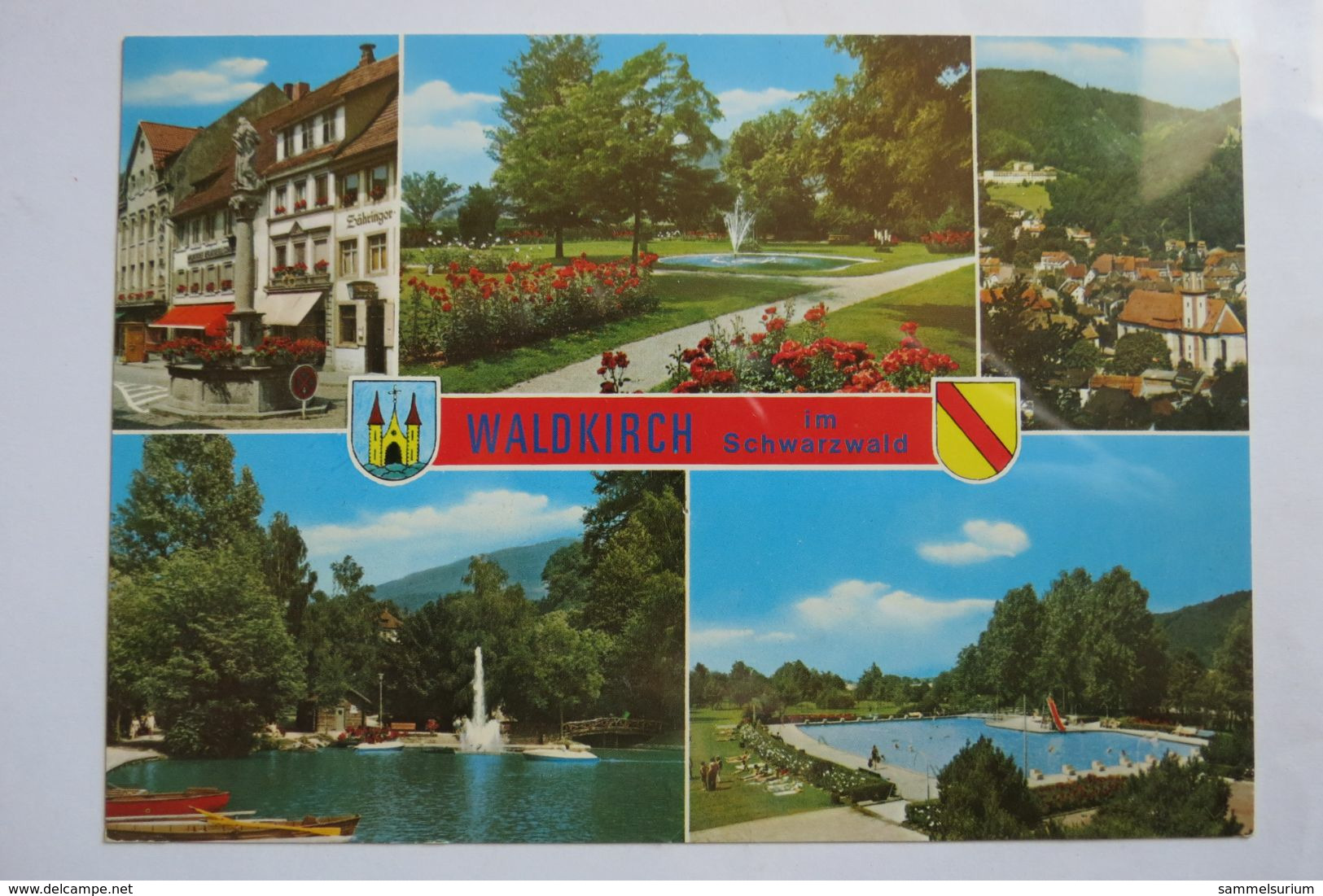 (11/10/94) Postkarte/AK "Waldkirch" Im Schwarzwald, Mehrbildkarte Mit 5 Ansichten - Waldkirch