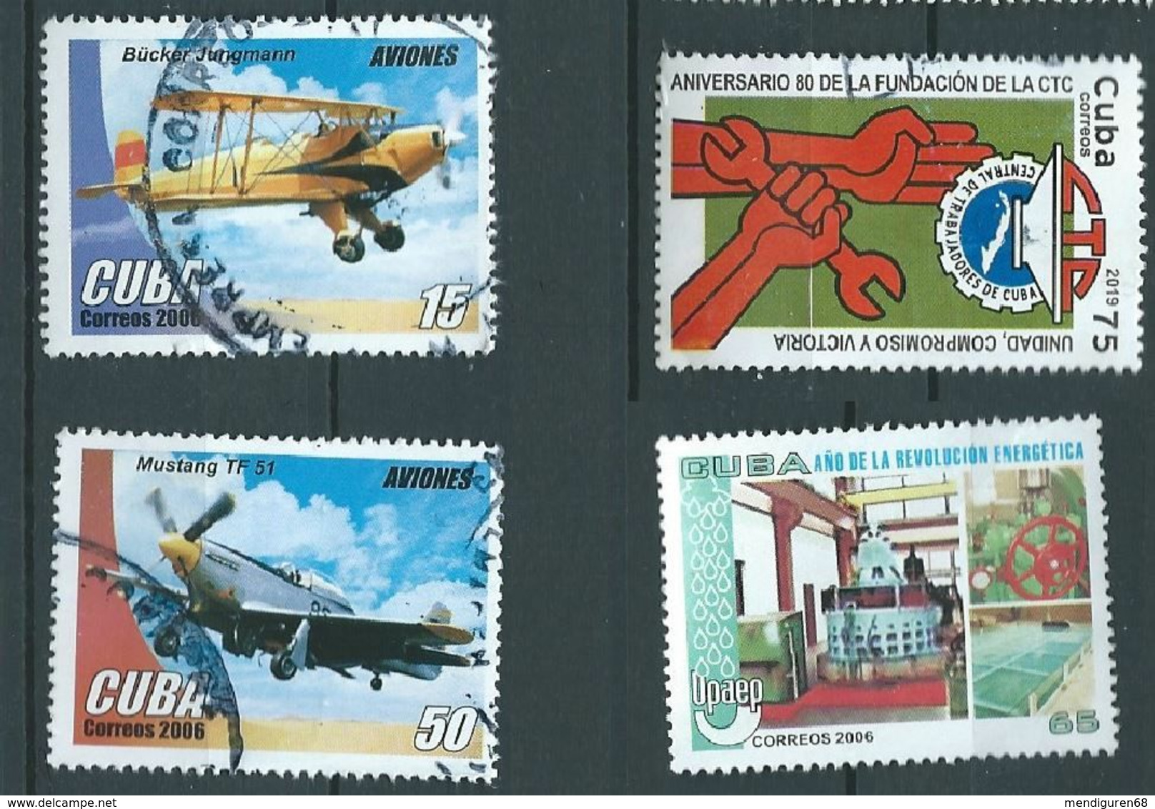 CUBA SET OF 4V. USED - Gebraucht