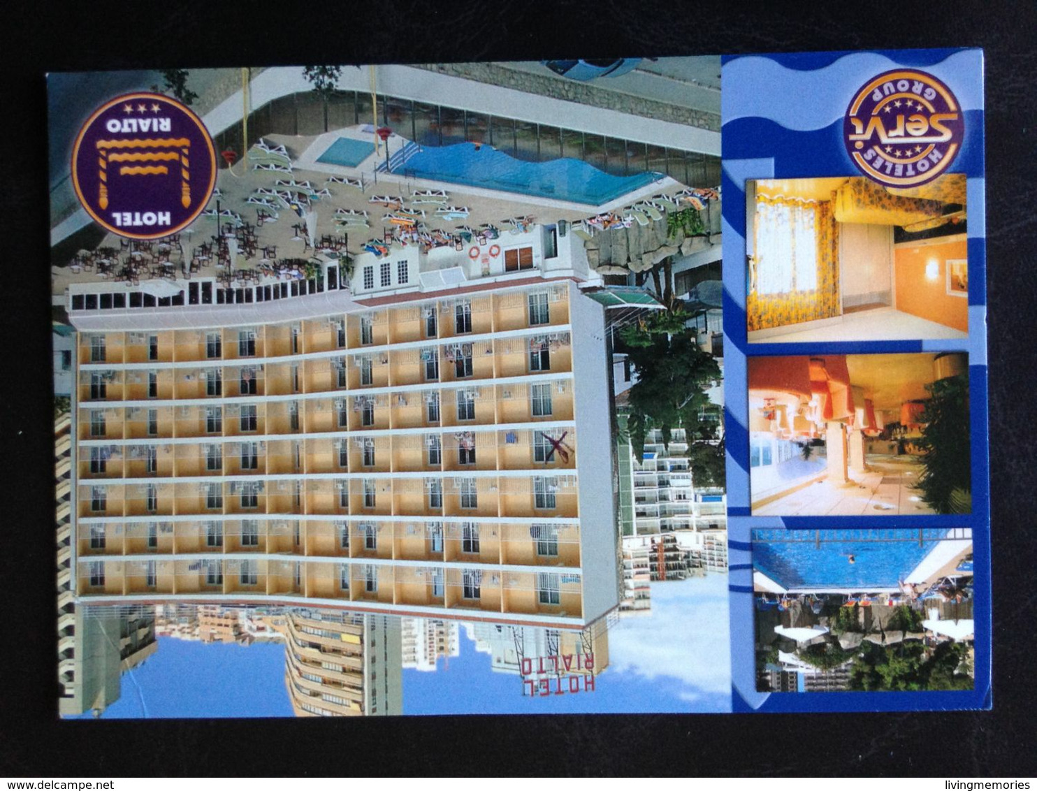 Spain, Circulated Stamped Postcard, « BENIDORM », « HOTELS », 2002 - Alicante