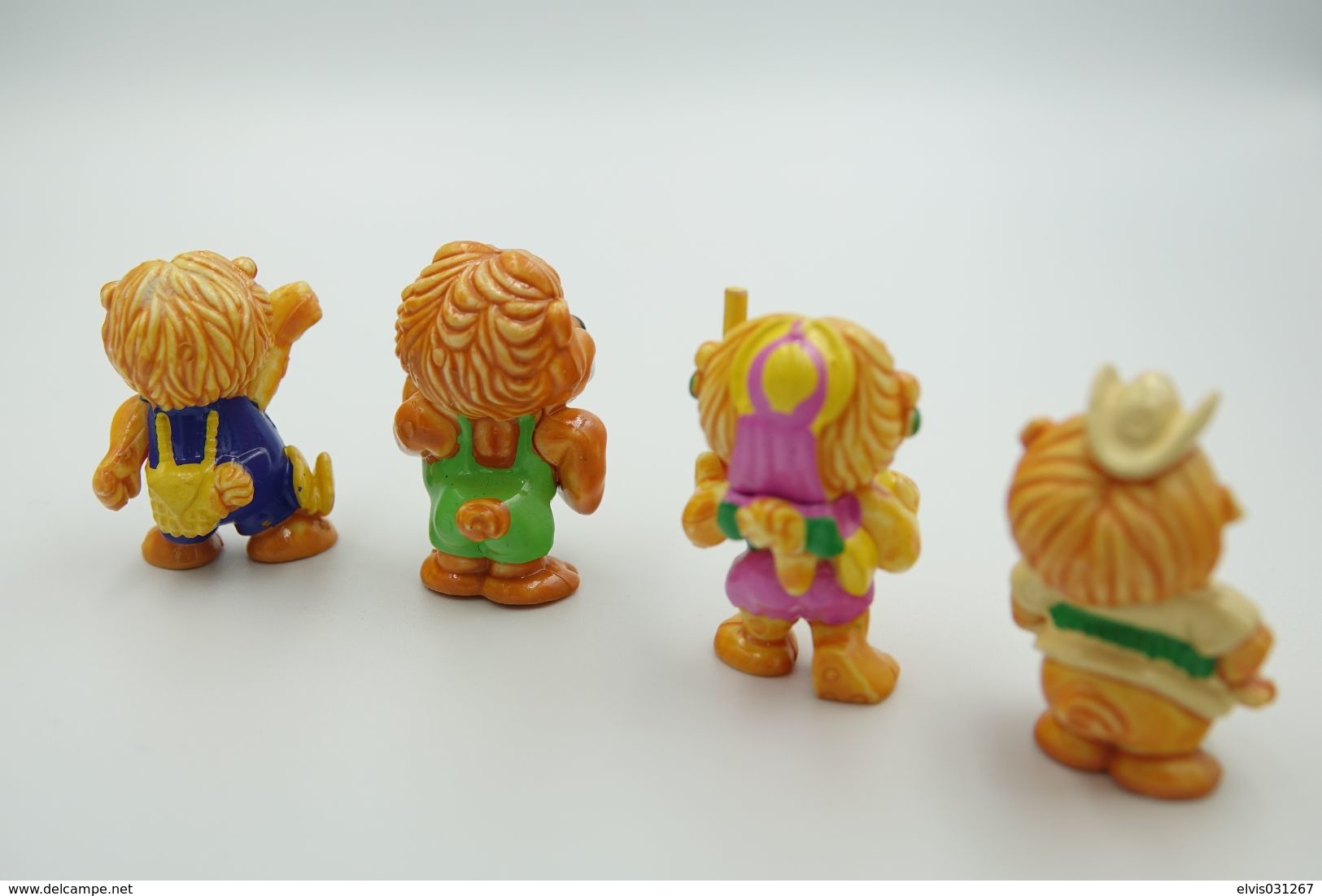 Vintage PROMO FIGURE : KINDER SURPRISE Leo Venturas Lot N° 1, 3, 4, 10 - 1993's - RaRe  - Figuur  - PVC - Autres & Non Classés