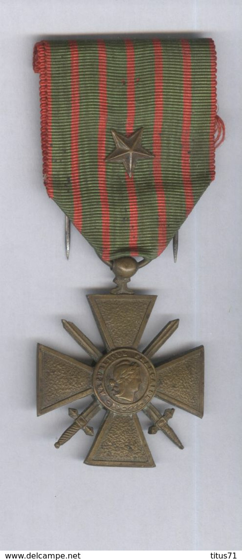 Médaille Croix De Guerre 1914 1917 - Frankreich