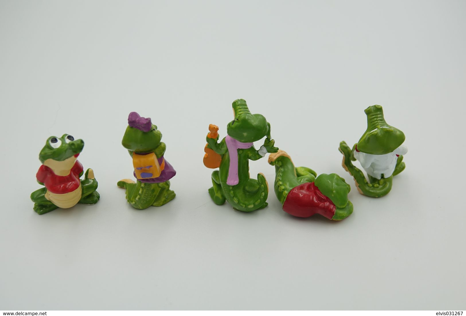 Vintage PROMO FIGURE : KINDER SURPRISE Coccodritti Lot N° 3, 5, 6, 7, 8,  - 1993's - RaRe  - Figuur  - PVC - Autres & Non Classés