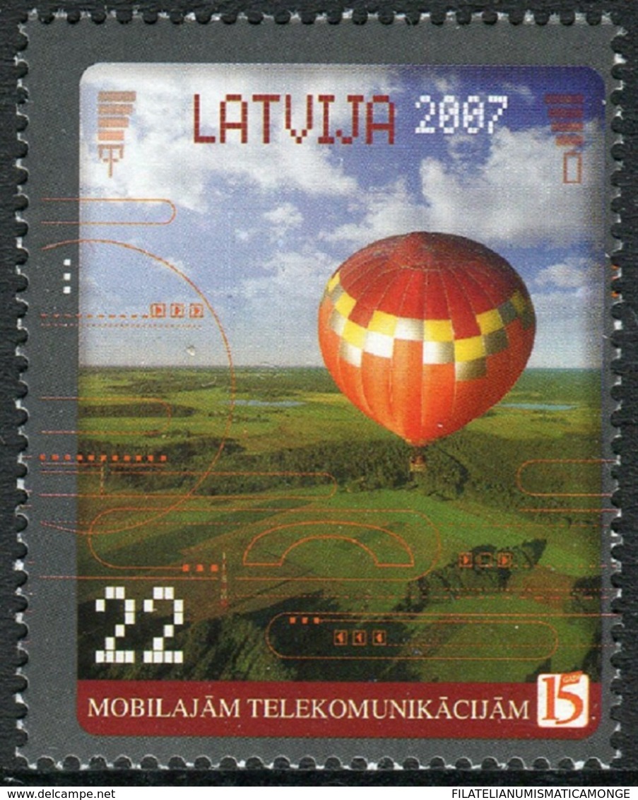 Letonia 2007 Correo 666 ** 15 Años Telefonía Móvil - Lettonie