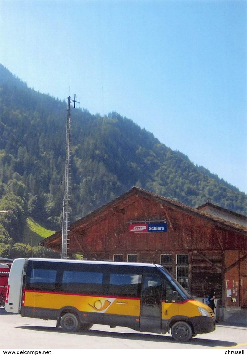 Schiers Dorf  Postauto H   Limitierte Auflage! - Schiers