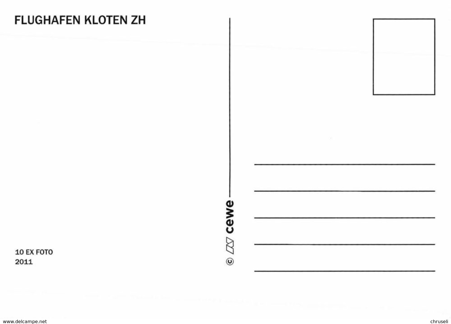 Kloten 3 Bild  Postauto H  Limitierte Auflage! - Kloten