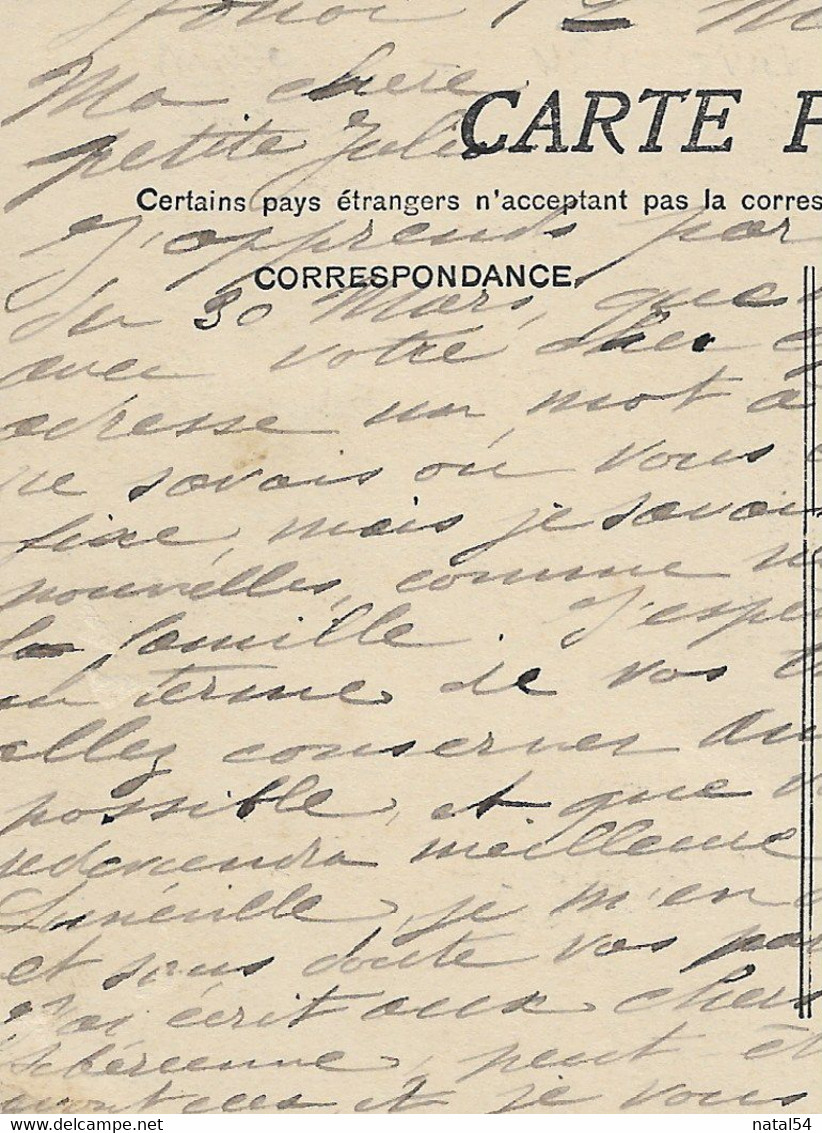 TONKIN - Femme Tissant La Soie Sur Un Métier Indigène - CPA écrite - Timbre N° 44 Yvert & &Tellier - Vietnam