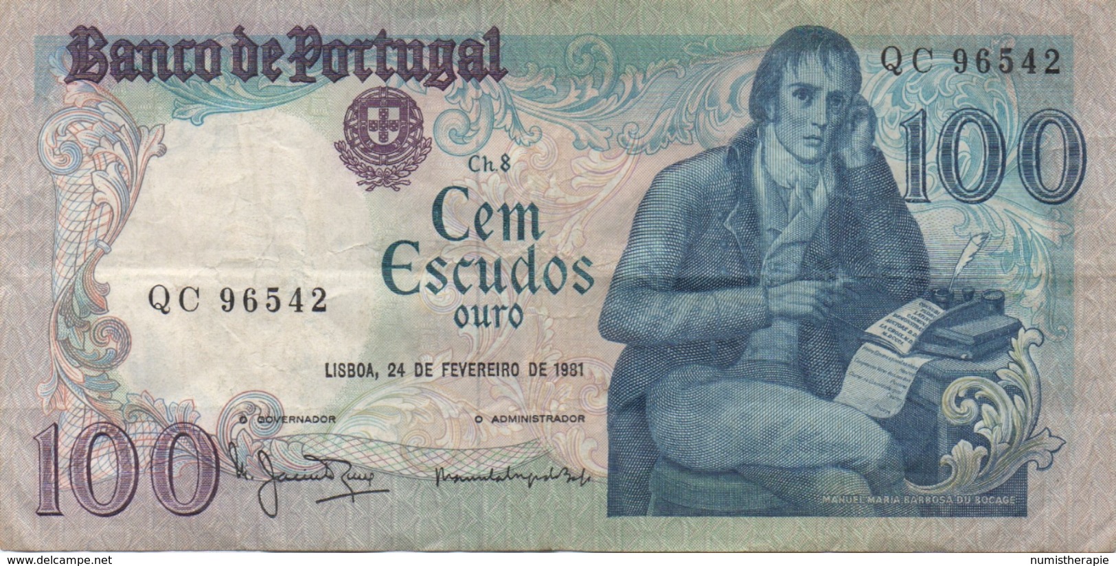 Portugal : 100 Escudos 1981 Moyen état - Portugal