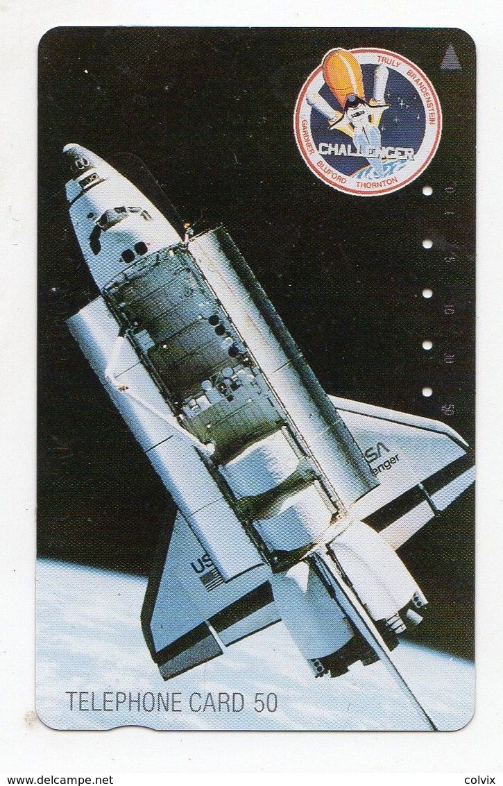 TELECARTE JAPON  NAVETTE SPATIALE NASA CHALLENGER - Espace