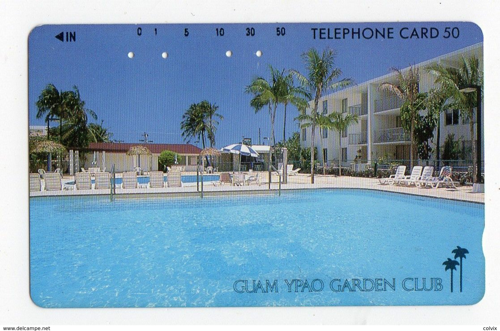 JAPON TELECARTE GUAM Palmier YPAO GARDEN CLUB - Guam