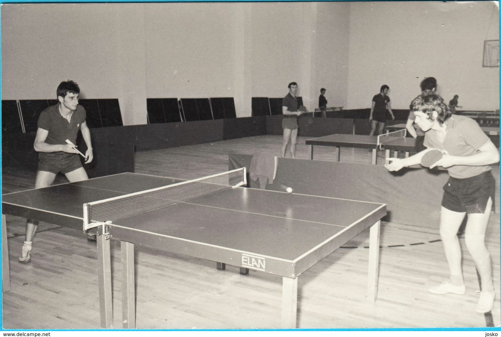 TABLE TENNIS CHAMPIONS Stipancic&Karakasevic Old Photo* Tabletennis Tennis De Table Ping Pong Tischtennis Tenis De Mesa - Tennis De Table
