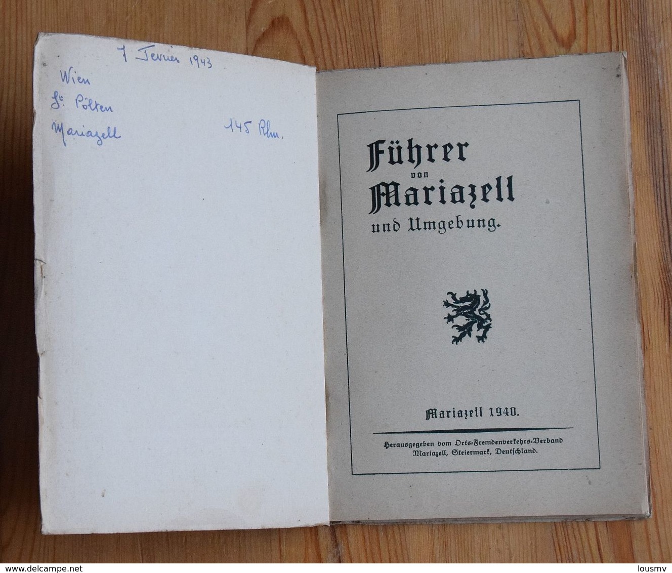 Führer Von Mariazell 1940 - Guide Touristique - 64 P. - Avec Cartes / Mit Touristenkarte - Oesterreich