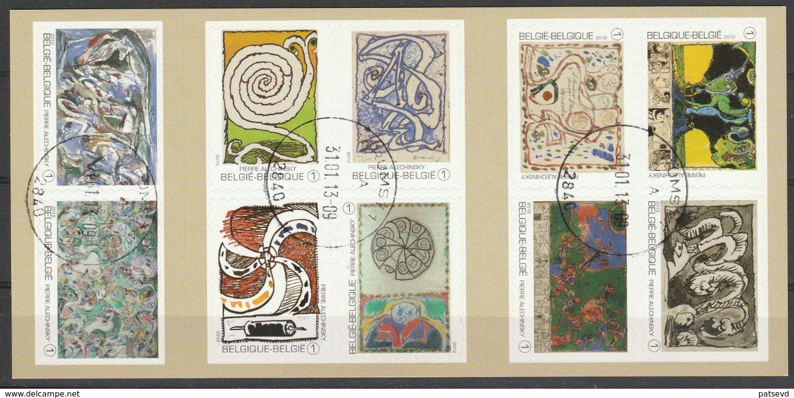 Postzegelboekje 129 Art 10 / Kunst Oblit/gestp - 1997-… Validità Permanente [B]