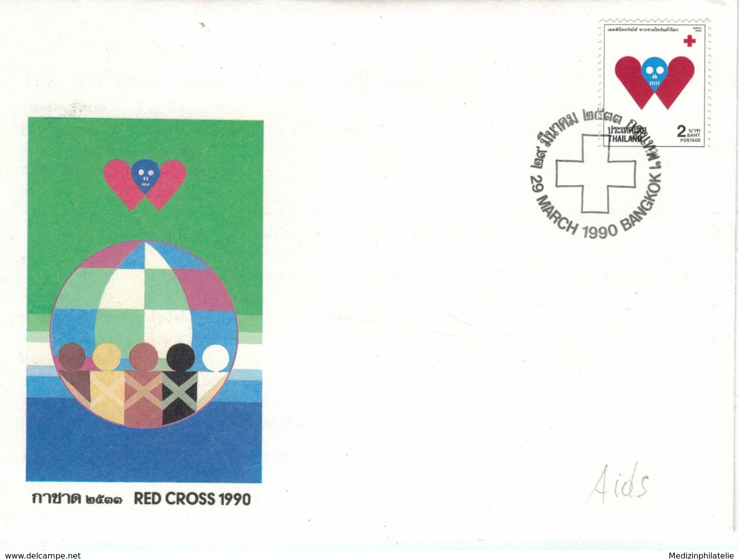 Rotes Kreuz Thailand Aids - Bangkok 1990 - Malattie