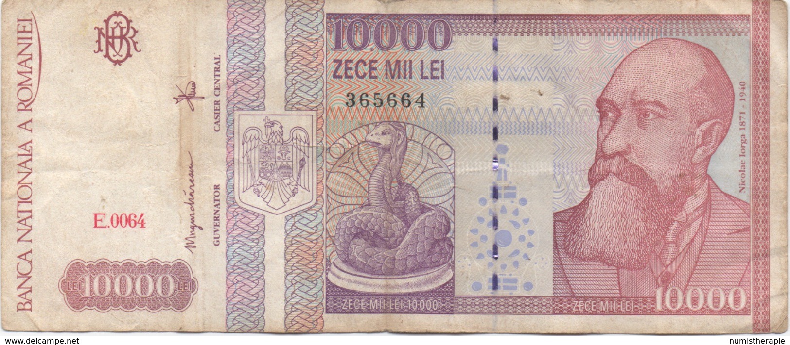 Roumanie Romania : 10000 Lei 1994 Moyen état - Roemenië