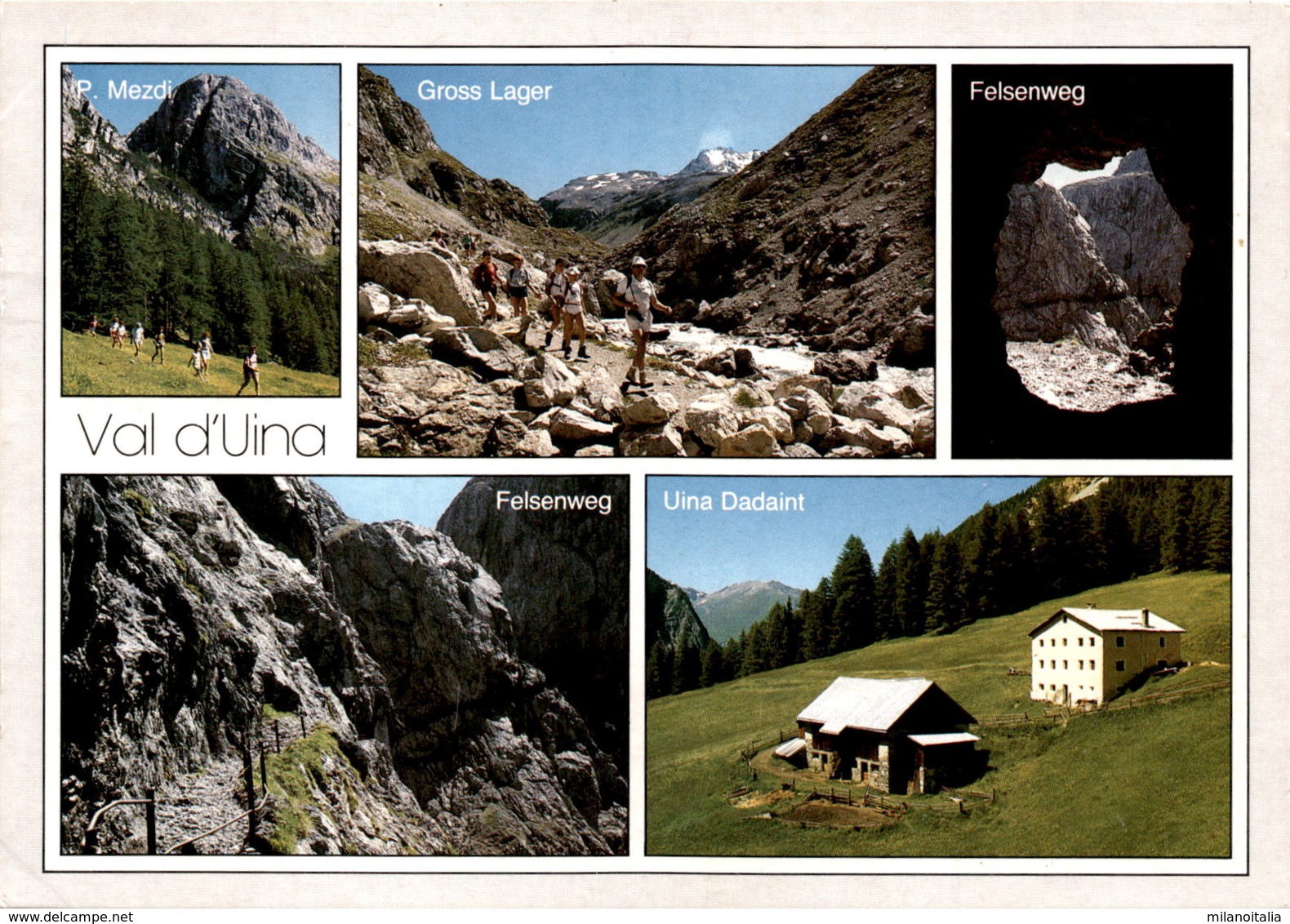 Val D'Uina Bei Sur En, Sent - Unter-Engadin - 5 Bilder (5207) * 7. 6.1996 - Sent