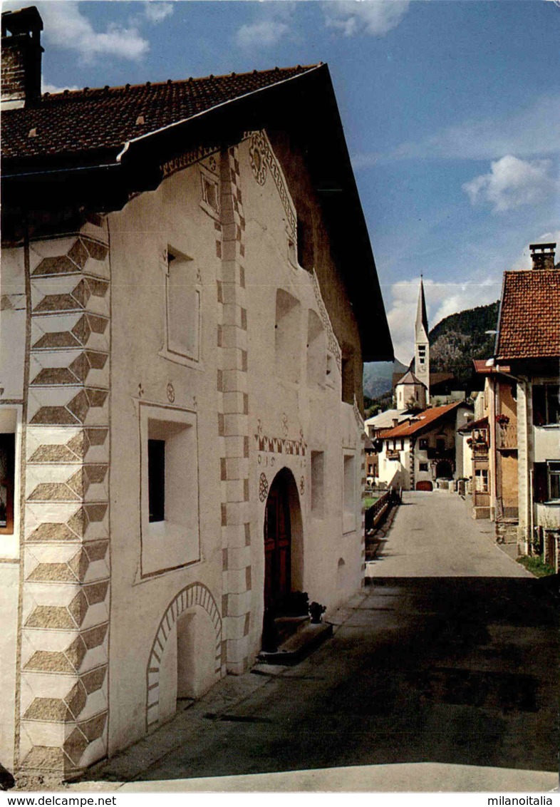 Dorfgasse In Zernez (16/285) * 4. 8. 1982 - Zernez