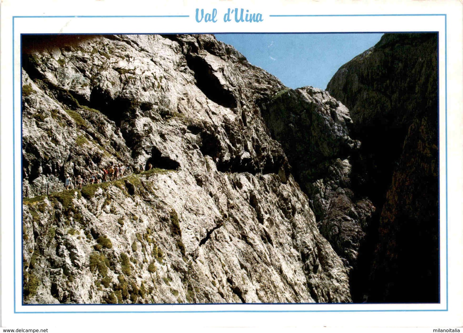 Val D'Uina Bei Sur En, Sent - Felsenweg (5206) * 6. 4. 1998 - Sent