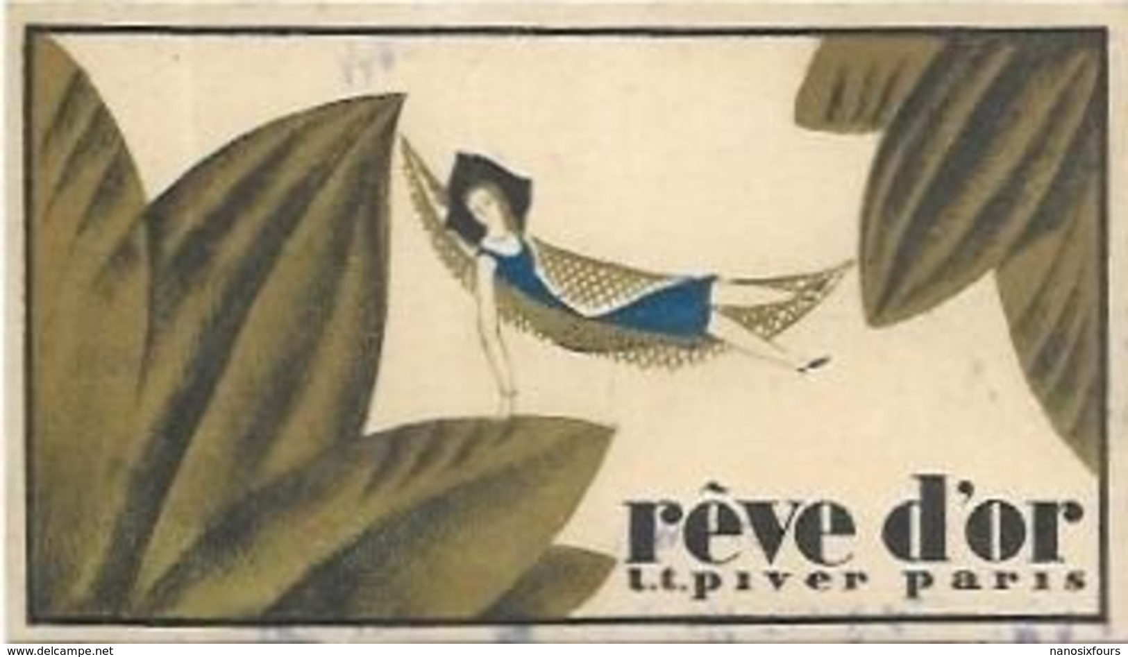 CARTES  PARFUMEES  REVE D OR. L.T. PIVER PARIS   PUB SALON DE PROVENCE - Zonder Classificatie