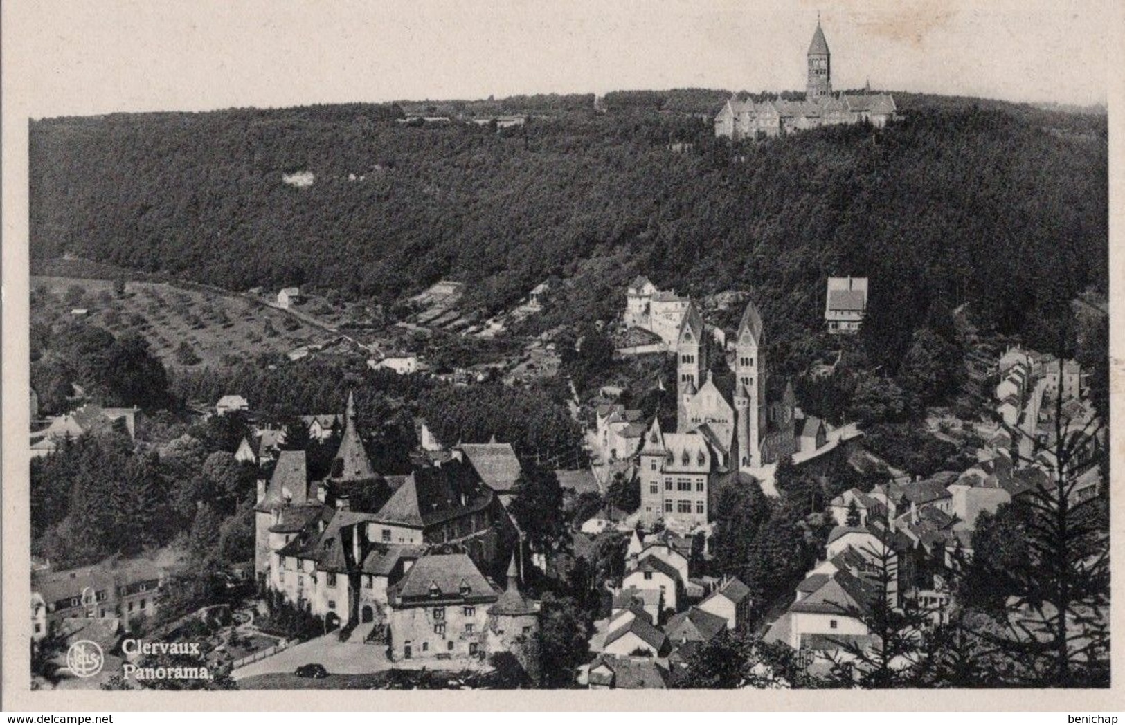 CPA NELS - CLERVAUX - PANORAMA -  NEUVE -  NON VOYAGEE - Clervaux