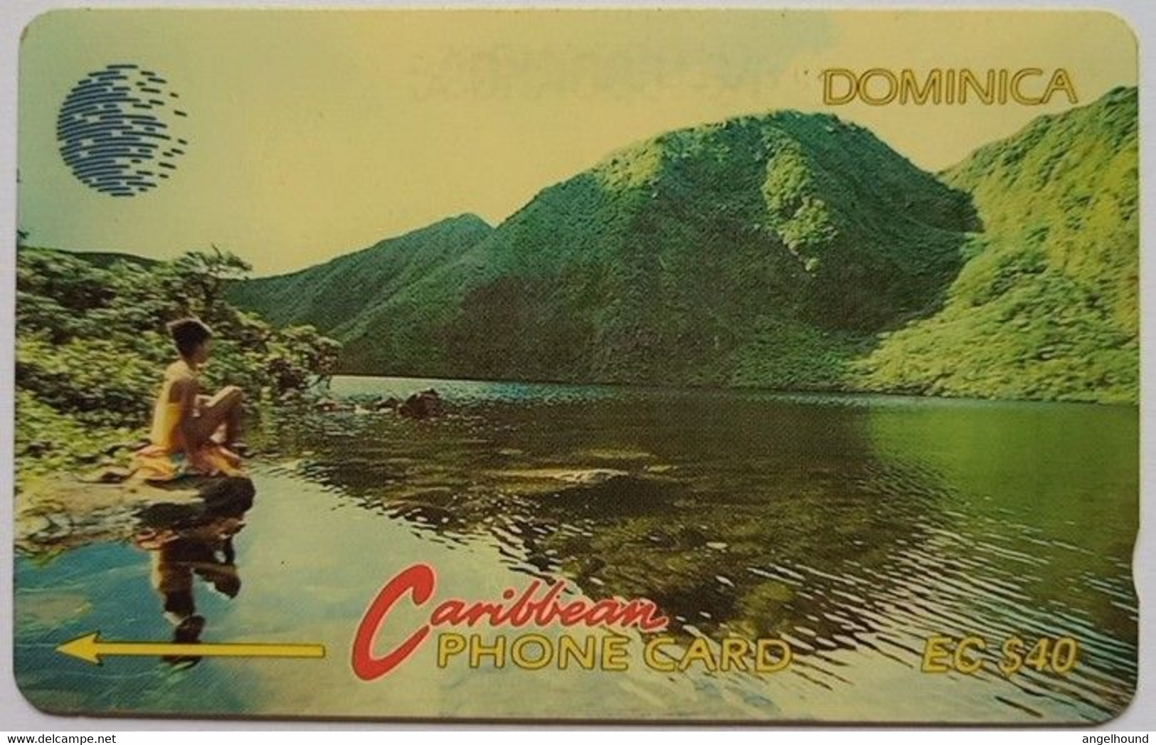 Dominica Cable And Wireless 5CDMA EC$40 " Boen Lake " - Dominica