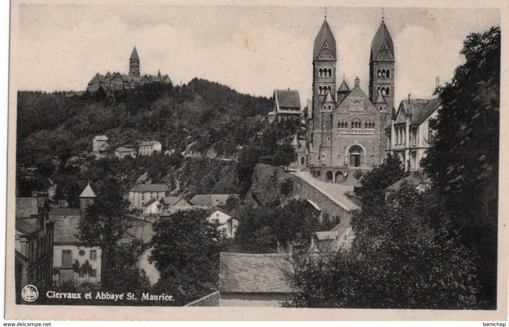 CPA NELS - CLERVAUX - L'ABBAYE SAINT-MAURICE -  NEUVE -  NON VOYAGEE - Clervaux