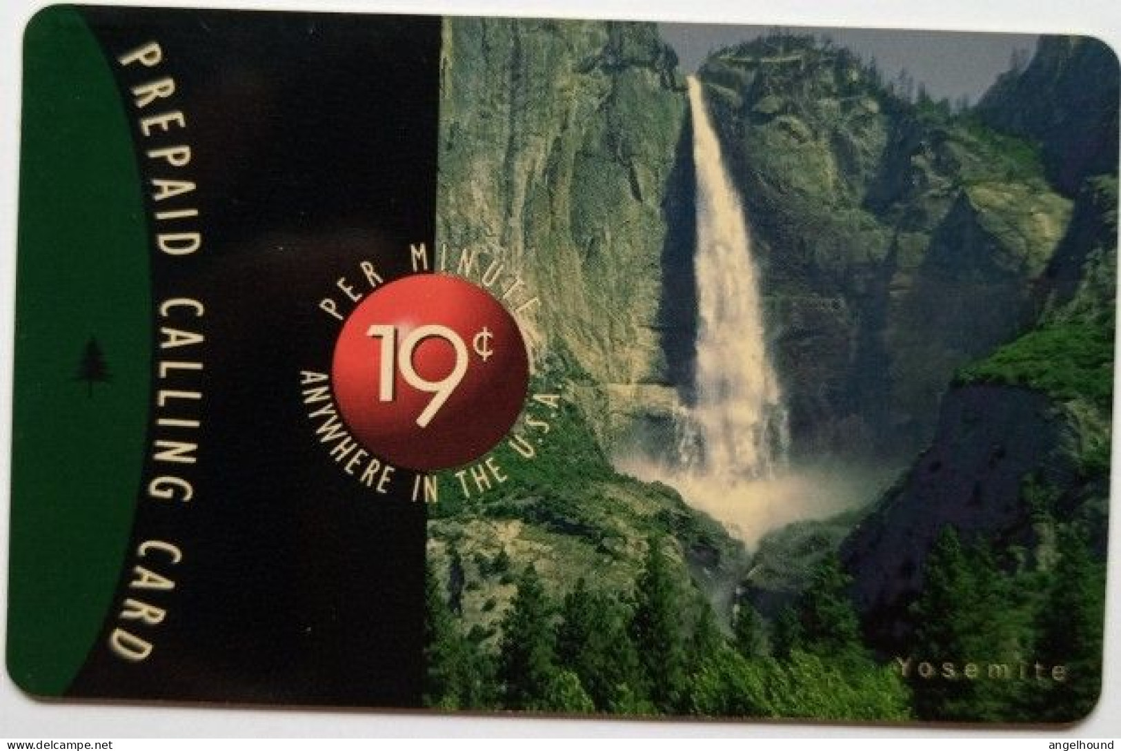 USA  19c Per Minute Prepaid Calling Card - Yosemite - AT&T