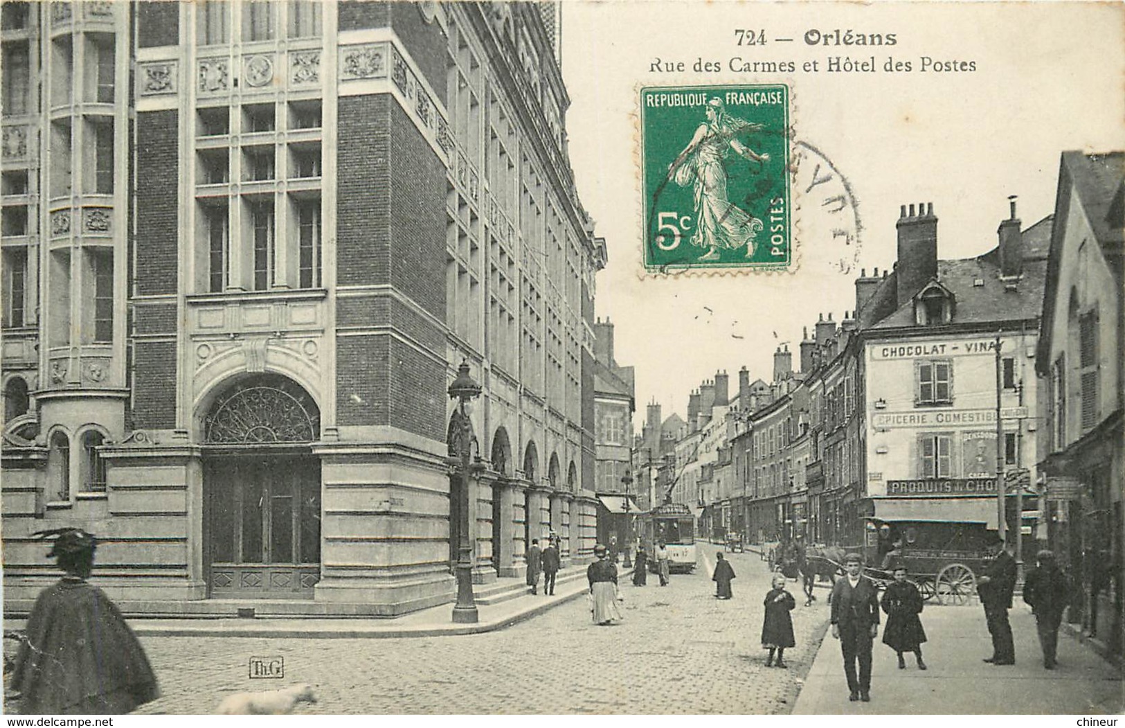 ORLEANS RUE DES CARMES ET HOTEL DES POSTES - Orleans