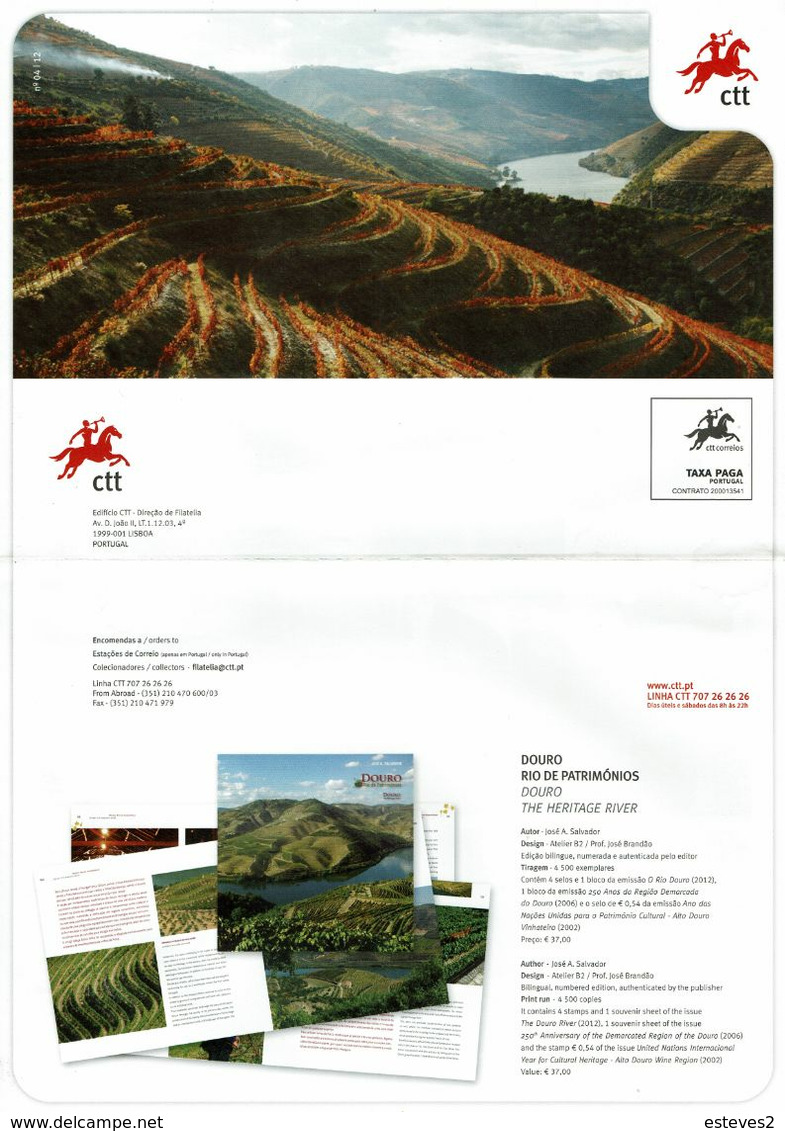 Portugal 2012 , Brochure  Pagela , Douro , Venus Solar Transit , Festivities , Sagres & Creoula , Levadas , Football - Andere & Zonder Classificatie