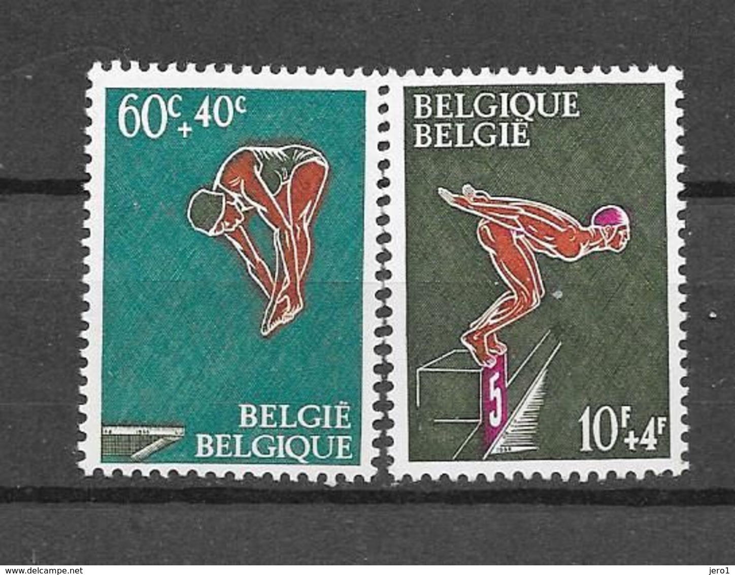 België 1966 Y&T Nr° 1372/73 (xx) - Unused Stamps