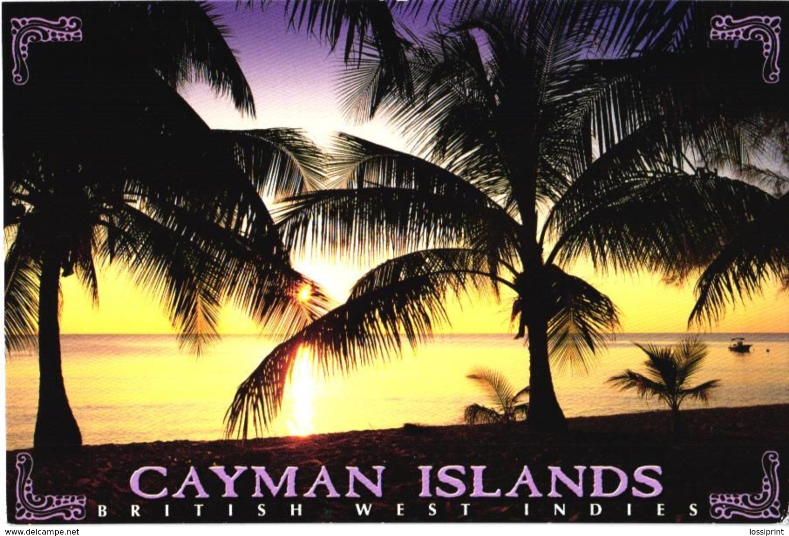 British West Indies:Cayman Islands, Sunset - Kaaimaneilanden