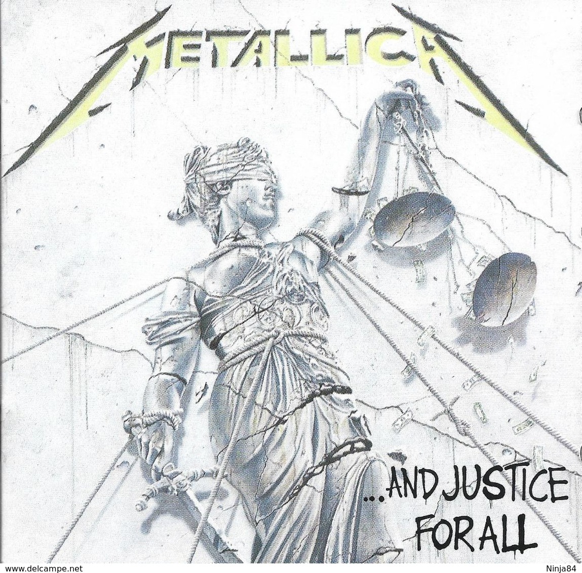 CD  Metallica ‎  "  And Justice For All  " Europe - Hard Rock En Metal
