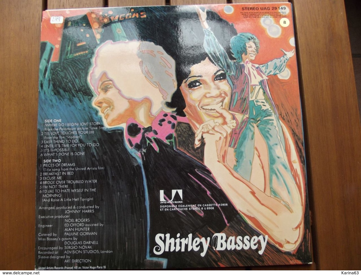 Shirley Bassey ‎– Something Else - 1971 - Soul - R&B