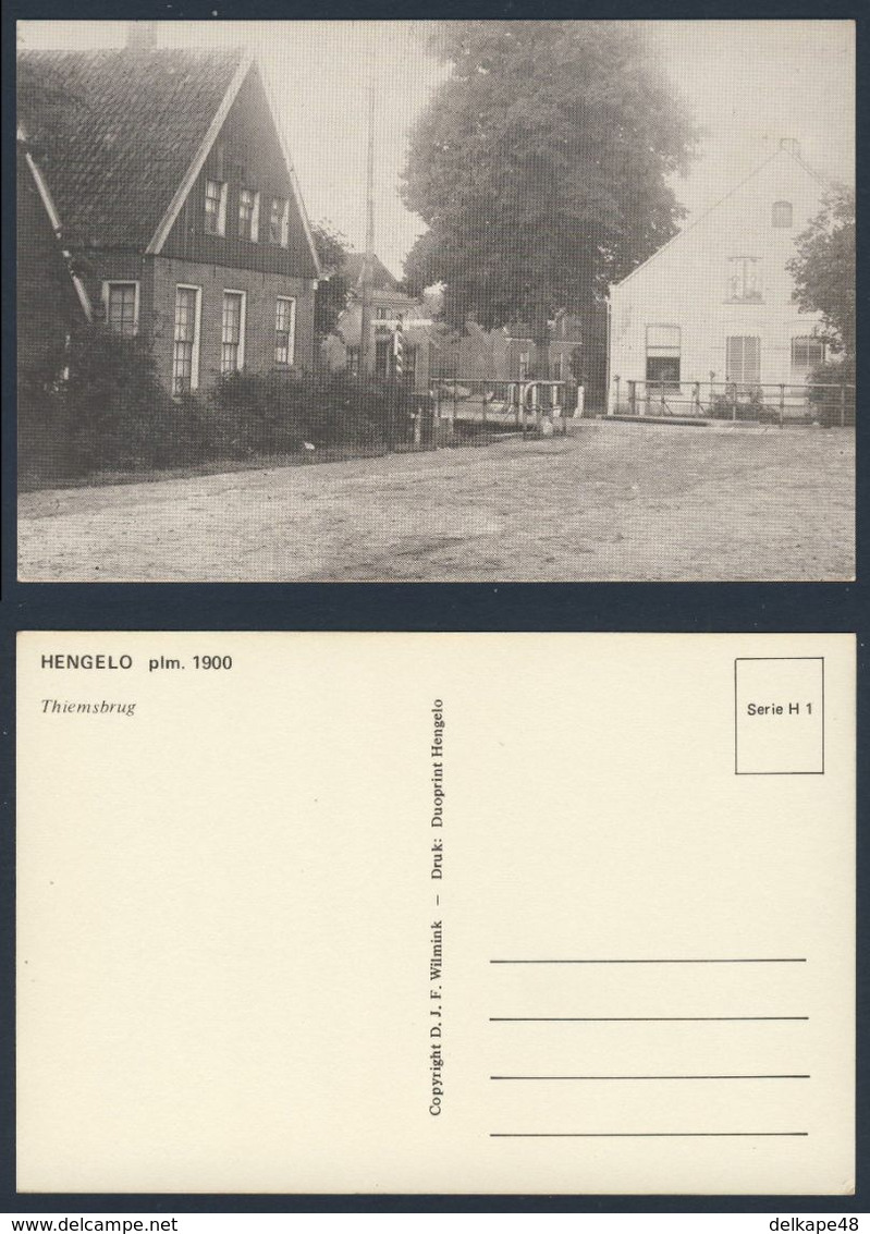 Nederland - Hengelo (O) , Thiemsbrug - 1900 - Hengelo (Ov)