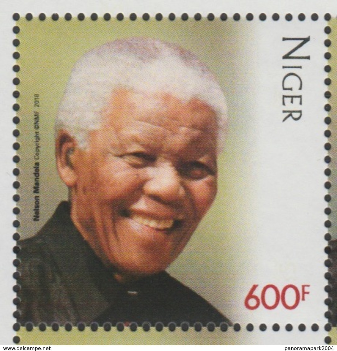 Niger 2018 Mi. ? Stamp Joint Issue PAN African Postal Union Nelson Mandela Madiba 100 Years - Gemeinschaftsausgaben