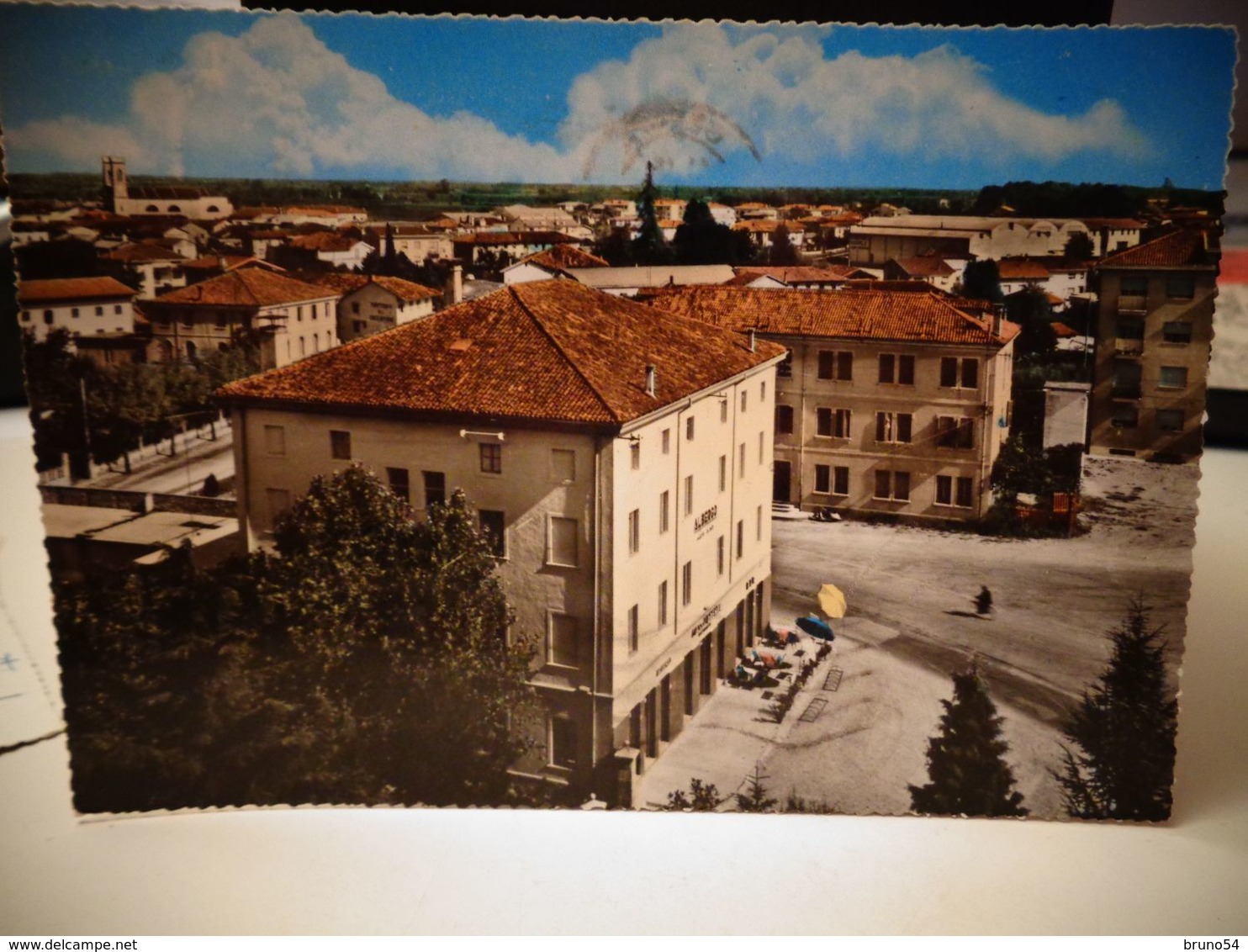 Cartolina Di Casarsa Panorama E Albergo Leon D'oro Prov Pordenone - Pordenone