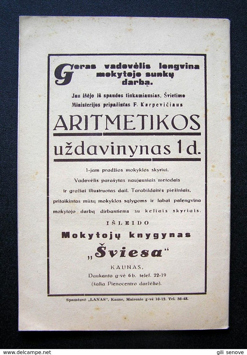 Lithuanian Magazine – Mokykla Ir Visuomenė No. 4-5 1935 - Revues & Journaux