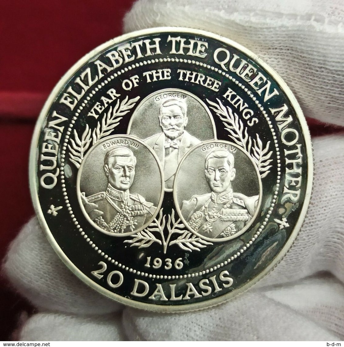 Gambia 20 Dalasis Year Of The Three Kings 1994 Km 40 Plata - Gambia