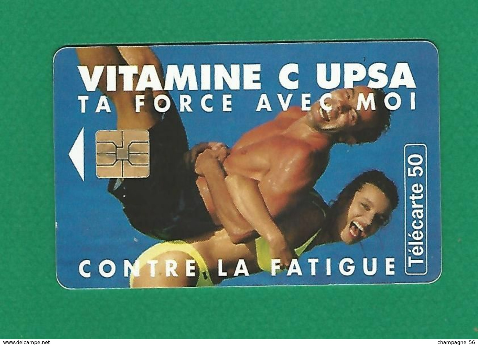 VARIÉTÉS FRANCE TÉLÉCARTE 1997 / 01  SO3  VITAMINE C UPSA     50 UNITES   UTILISÉE - Errors And Oddities
