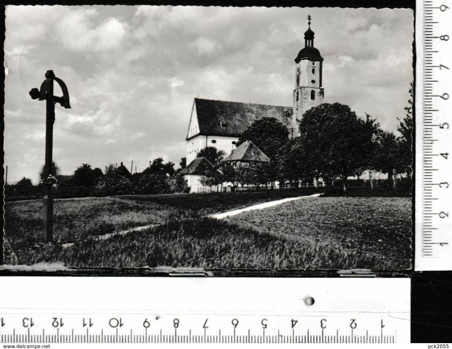 Wemding Wallfahrtskirche Maria Brünnlein Gelaufen 1961 ( AK 1127 ) - Wemding