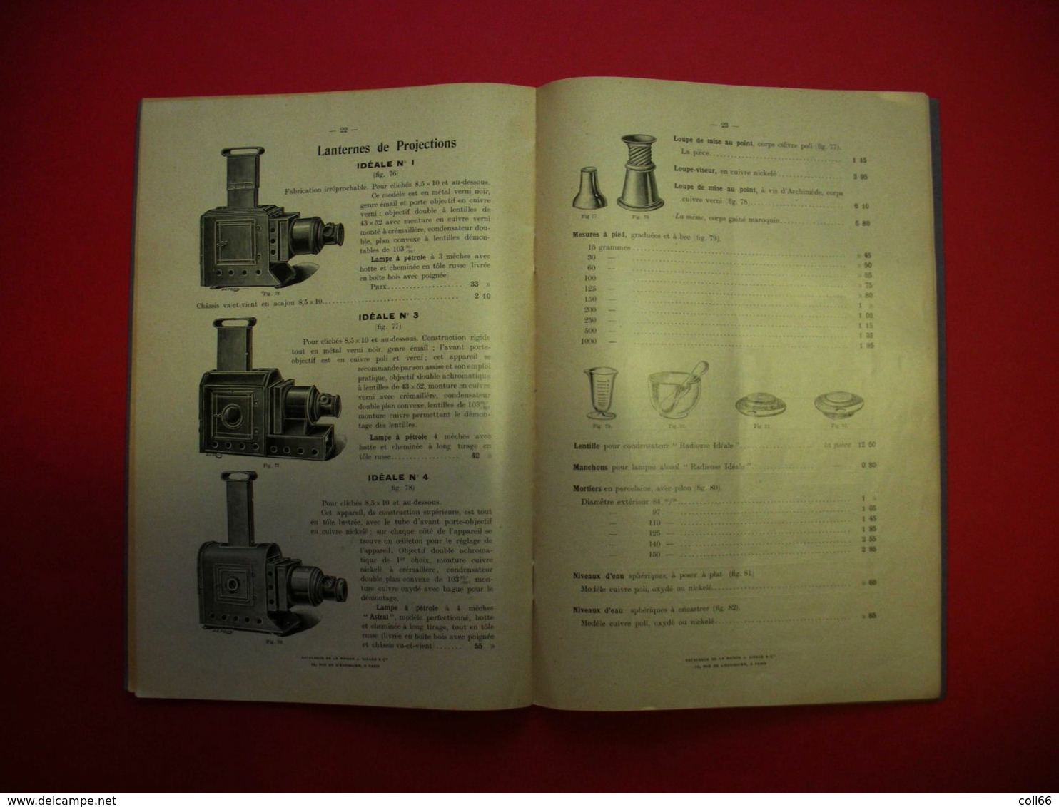 Catalogue Détaillé Tarif Et Produits Et Accessoires Photographiques J.Girard & Cie Nombreuses Illustrations 18.5x27.5cms - Andere & Zonder Classificatie