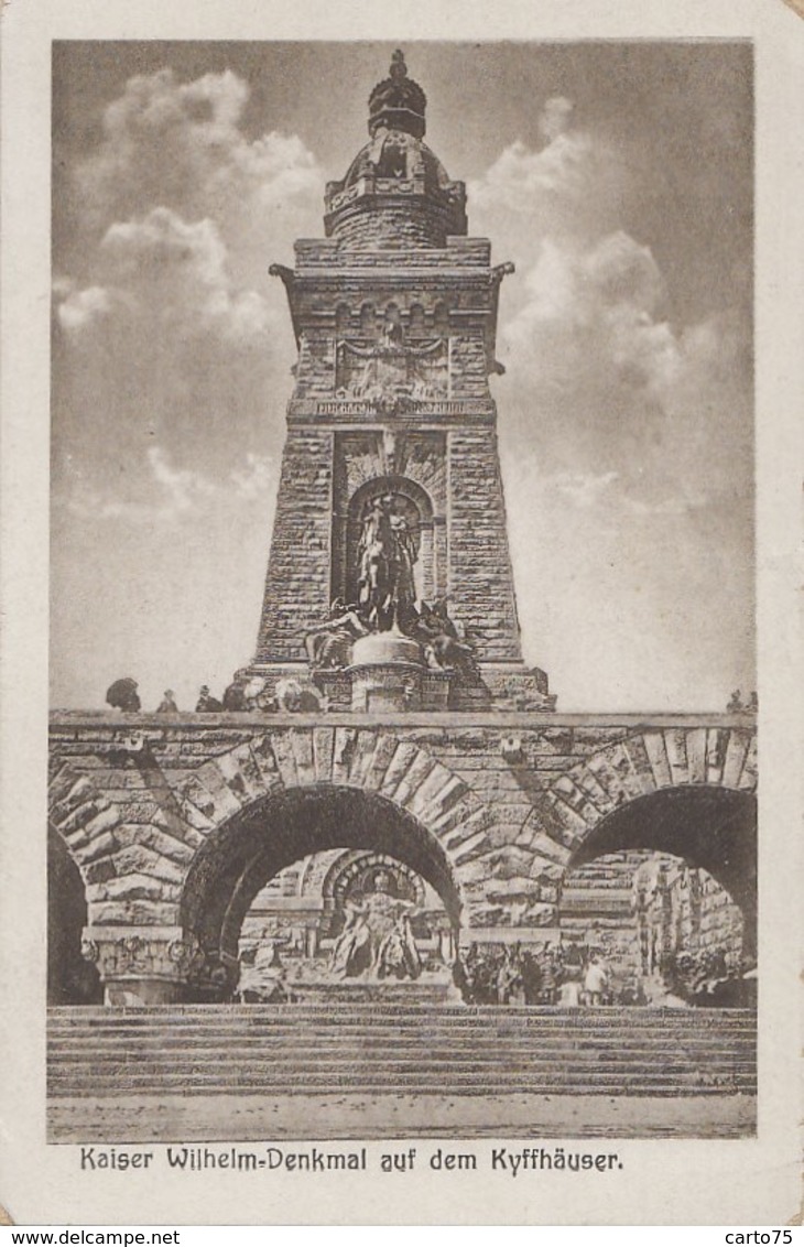 Allemagne - Kyffhäuser - Kaiser Wilhelm-Denkmal Auf Dem Kyffhäuser - Guillaume Ier - Barberousse - Kyffhäuser